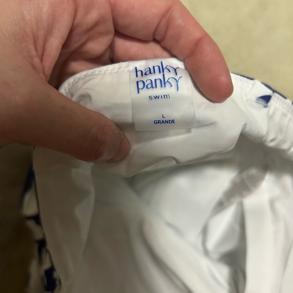 Hanky Panky Women's One Piece in Blue and White Floral - Picture 2 of 4